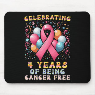 4 Years Of Being Cancer Free Breast Cancer  Mouse Pad
