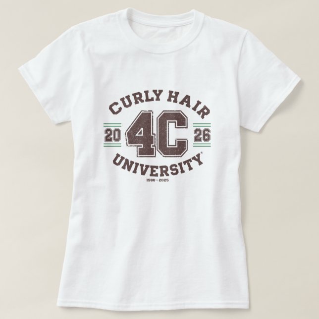 4C Curly Hair Texture Appreciation Custom T-shirt (Design Front)