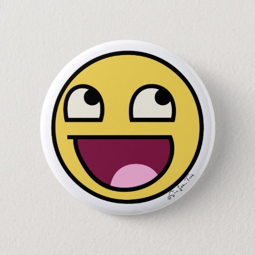 4chan Awesome Face Pinback Button