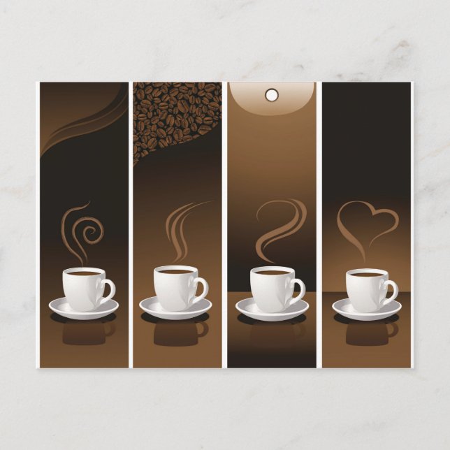 4CupsCoffee Postcard (Front)