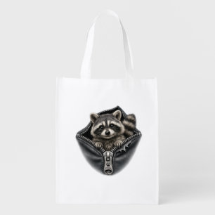 4D Raccoon Zipper Bag– Cute Peekaboo Animal Bag