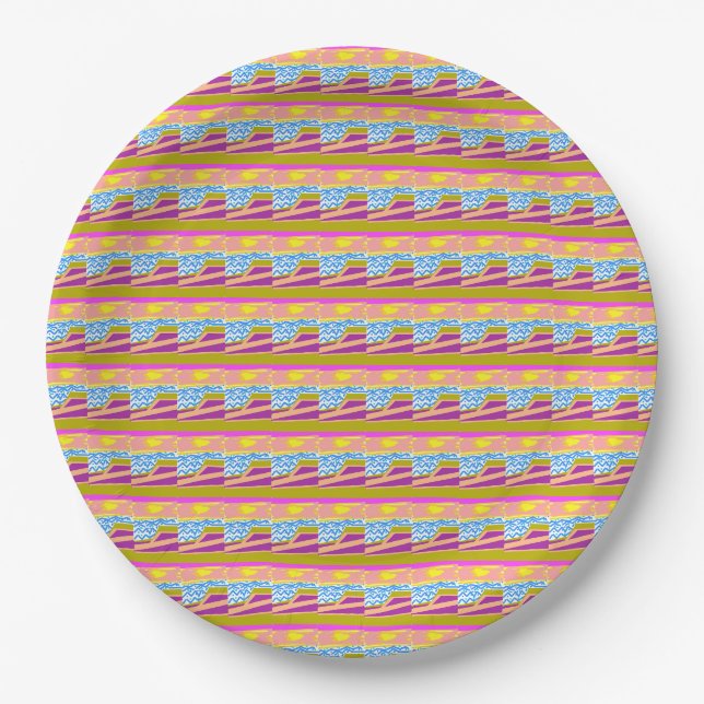 ⁵4è Yacht  Paper Plates (Front)