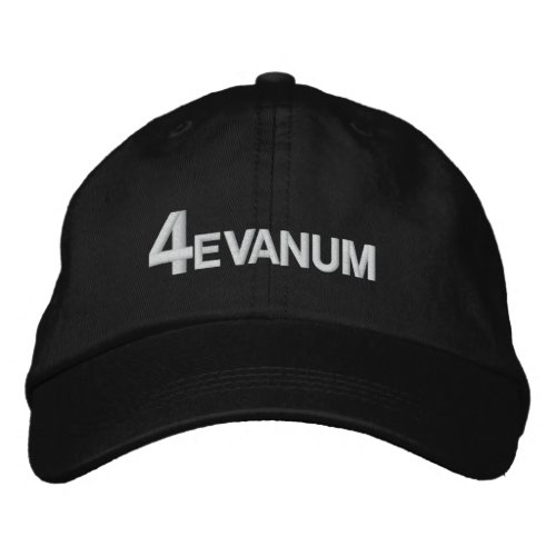 4evanum simple text Hat