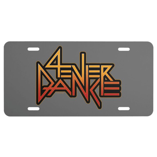 4ever Dance License Plate (Front)