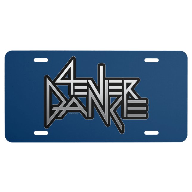 4ever Dance License Plate (Front)