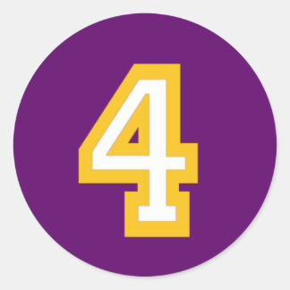 4FAVRE CLASSIC ROUND STICKER