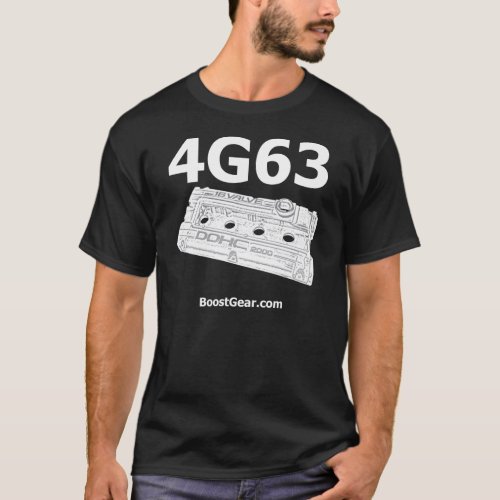 4G63 Shirt _ Valvecover Spotlight by BoostGearcom