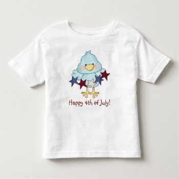 4ht Of July Blue Bird Toddler T-shirt by kidsonly at Zazzle