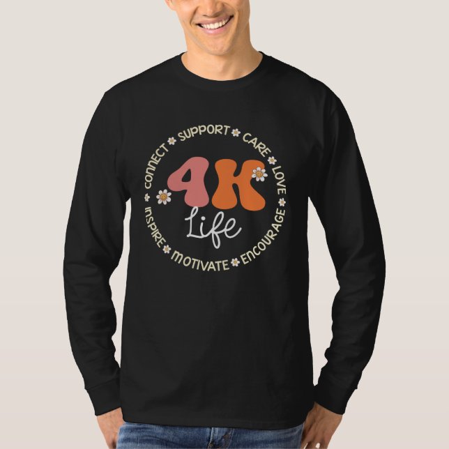4K Life Appreciation Week Back to School T-Shirt (Front)