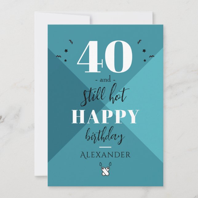 4O and still hot Holiday Card (Front)