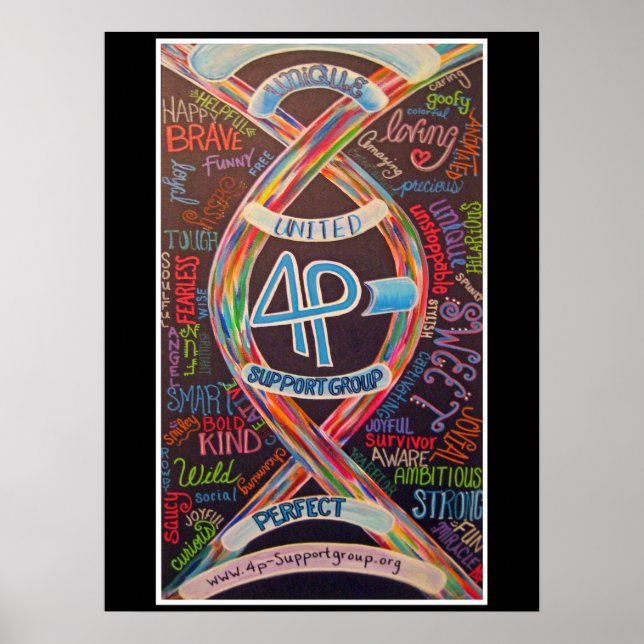 4p- Word Collage Poster (Front)