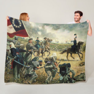 4th ALABAMA at MANASSAS 1861 Fleece Blanket