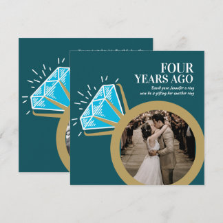 4th anniversary blue topaz ring photos invitation