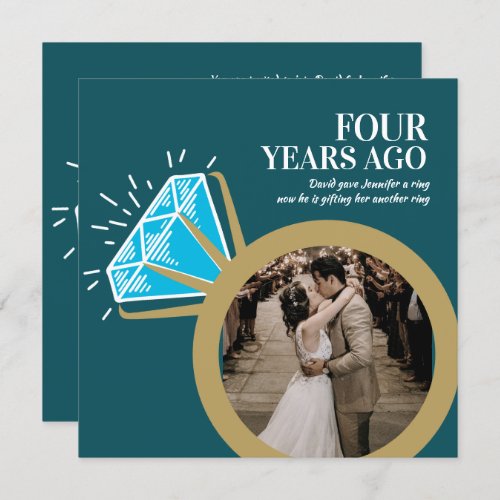 4th anniversary blue topaz ring photos invitation