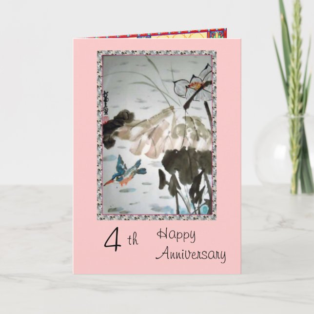 4th Anniversary card (Front)