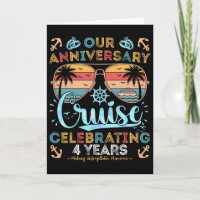 4th Anniversary Cruise Celebrating 4 Years Couples