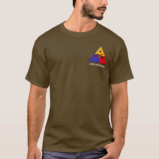 4th Armored Division Long Sleeve Tee (Front)
