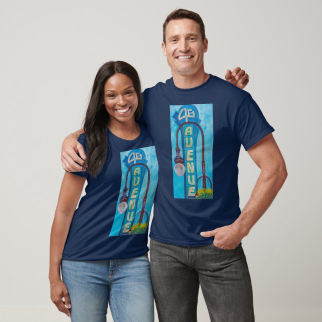 4th Ave. Marquee & La Mex Anchorage Icons t-shirt (Unisex)