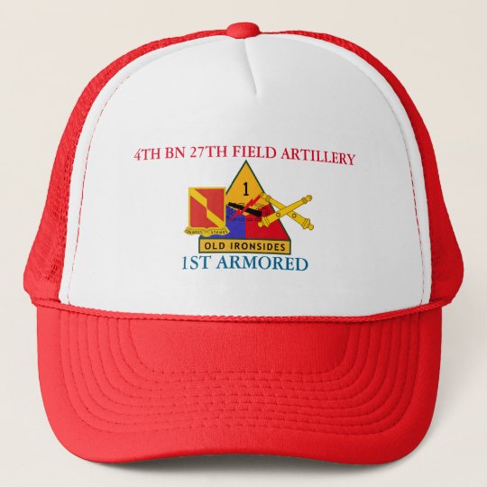 4TH BATTALION 27TH FIELD ARTILLERY 1ST ARMORED HAT