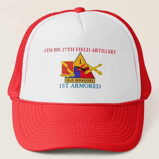 4TH BATTALION 27TH FIELD ARTILLERY 1ST ARMORED HAT (Front)