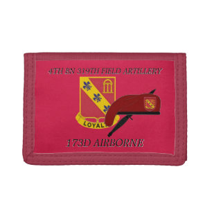4TH BATTALION 319TH ARTILLERY 173D AIRBORNE WALLET