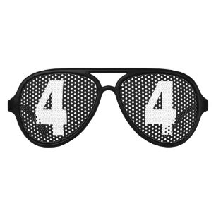 4TH BIRTHDAY age 4 PARTY kids SUNGLASSES