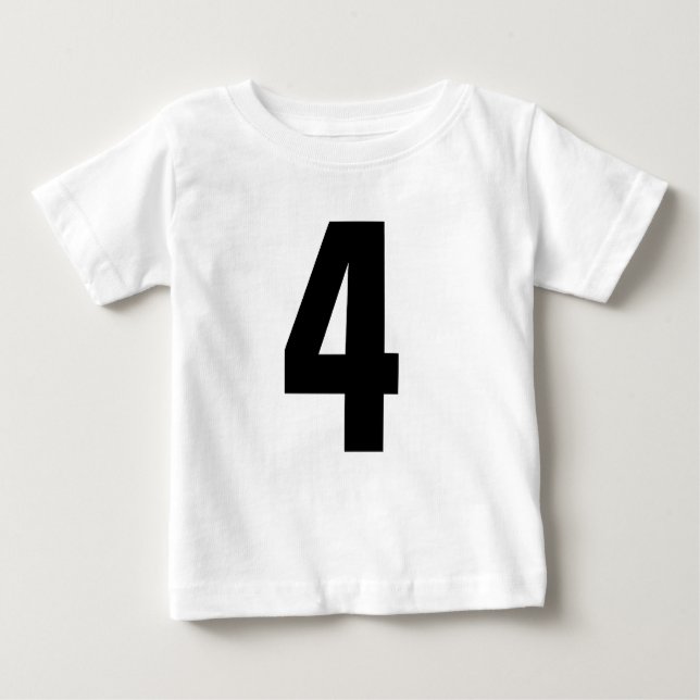 4th birthday Age 4 Toddler T-shirts (Front)