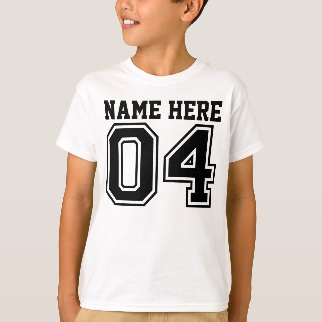4th Birthday (Customizable Kid's Name) T-Shirt (Front)