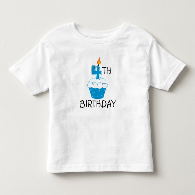 4th Birthday Kids T-Shirt (Front)