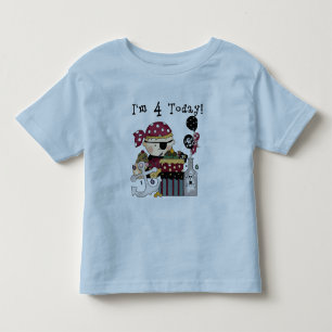 4th Birthday Pirate Tshirts and Gifts