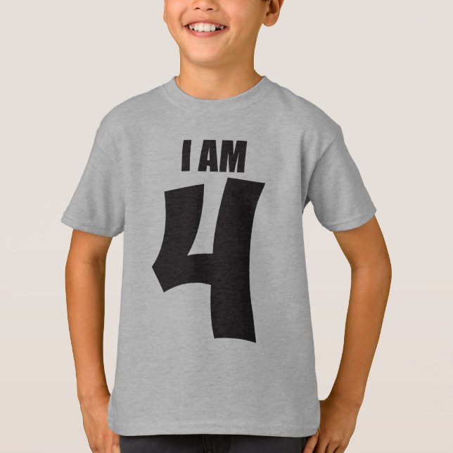 4th Birthday! T-Shirt (Front)