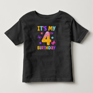 4th Birthday Toddler T-shirt