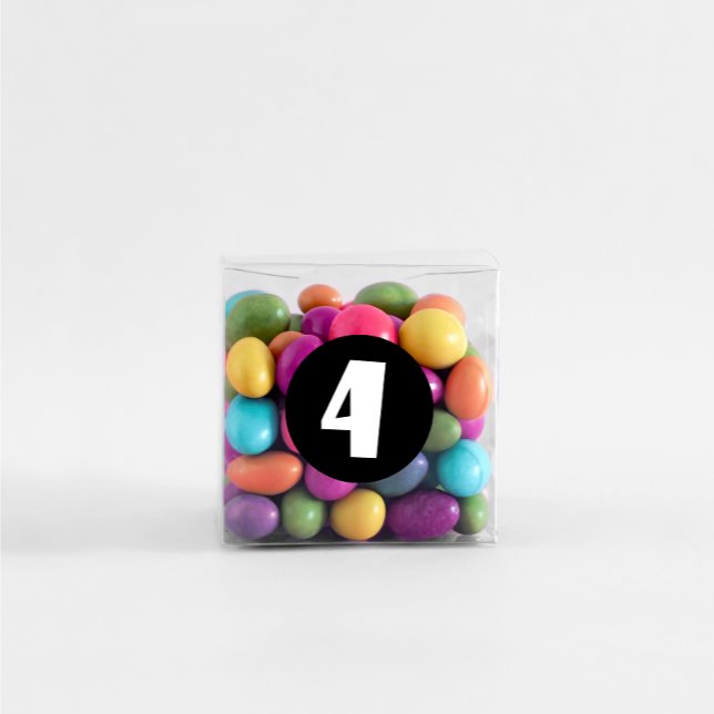 4th Birthday White 4 Round Stickers (Creator Uploaded)