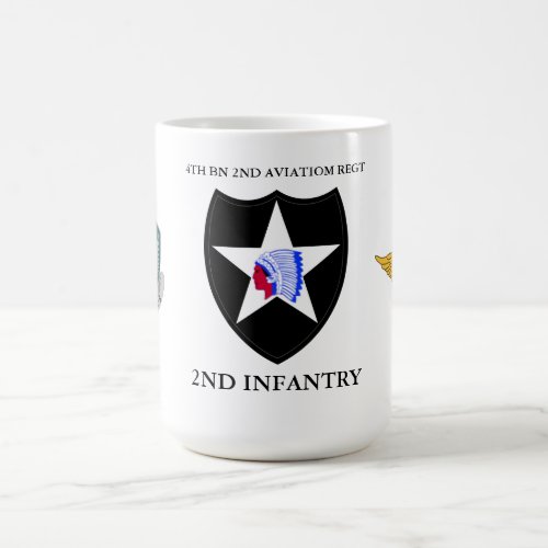 4TH BN 2ND AVIATION REGT 2ND INFANTRY DIVISION COFFEE MUG