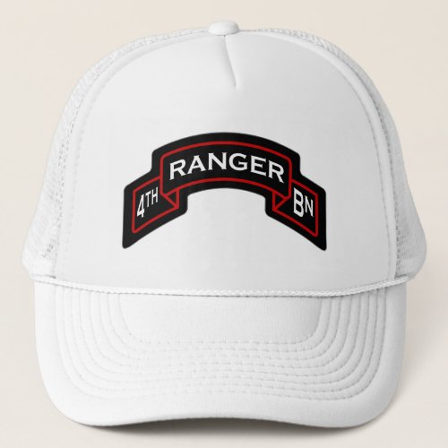 4th Bn 75th Ranger Regiment _ Airborne scroll Trucker Hat
