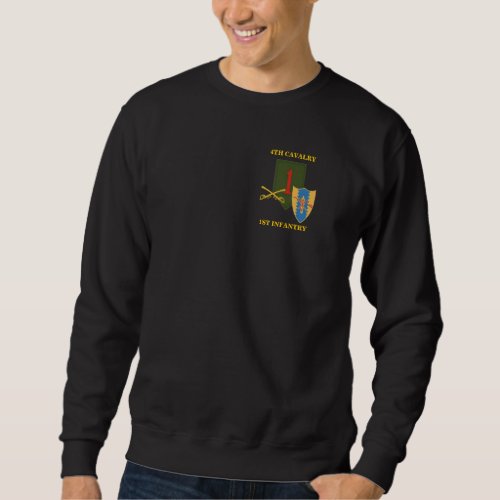 4TH CAVALRY 1ST INFANTRY DIV SWEATSHIRT