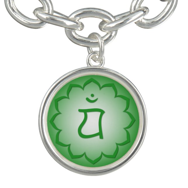 4th Chakra Charm Bracelet (Design)