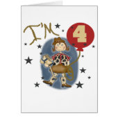4th Cowgirl Birthday Tshirts and Gifts (Front)