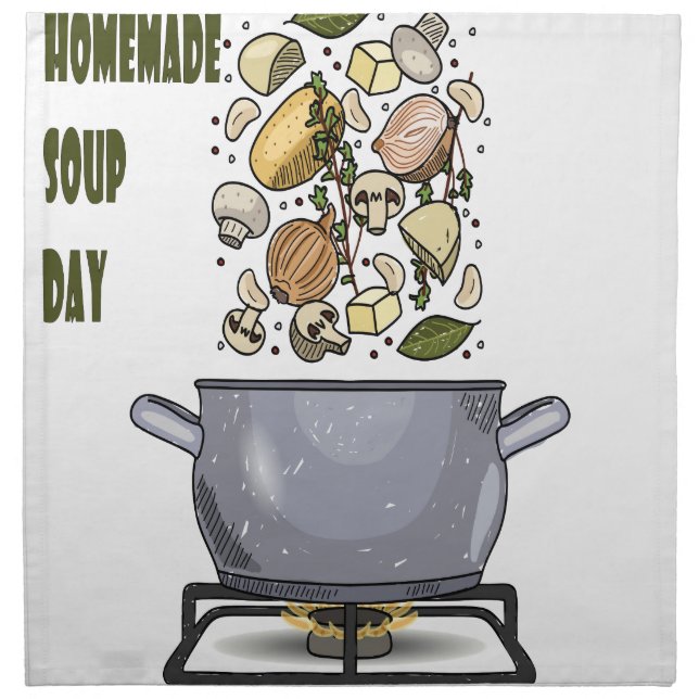 4th February - Homemade Soup Day Napkin (Front)