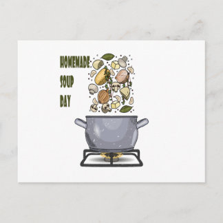 4th February - Homemade Soup Day Postcard