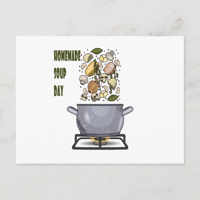 4th February - Homemade Soup Day Postcard (Front)