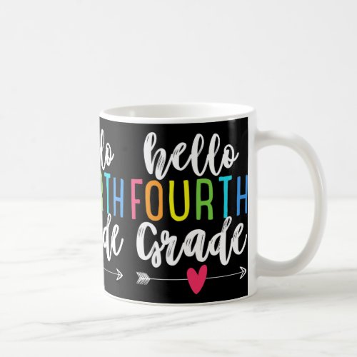 4th Fourth Grade Back To School Fun Kids Gift  Coffee Mug