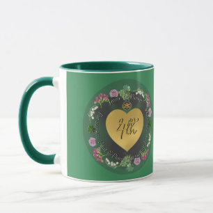 4th Fruit & Floral Wedding Anniversary Mug