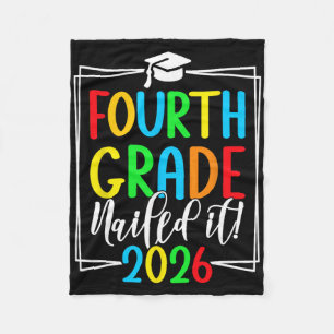 4th Grade 2026 Fourth Grade Graduation _1  Fleece Blanket