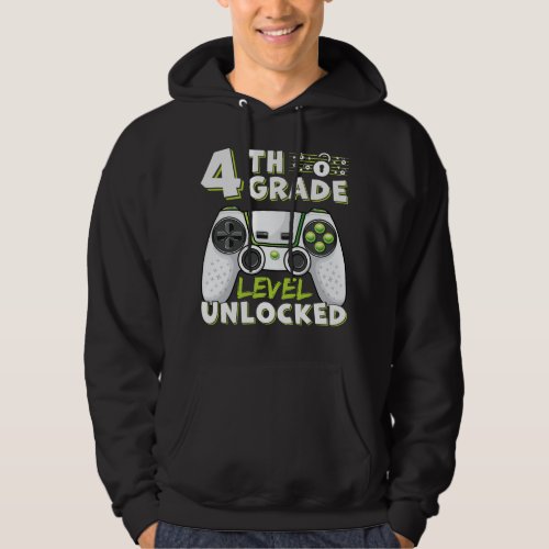 4th Grade Boy Boys Funny Fourth Grade First Day Of Hoodie