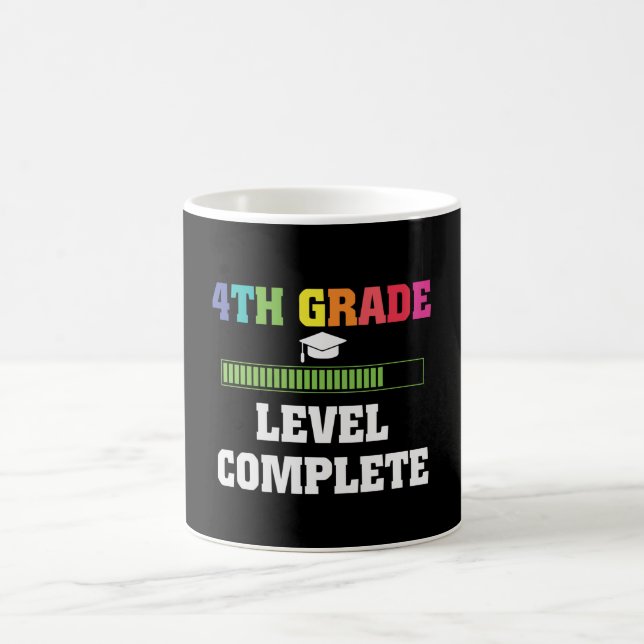 4th Grade Graduation Level Complete Student Gift Coffee Mug (Center)