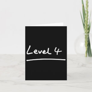 4th Grade Level 4 Student & Teacher Cool Back Card