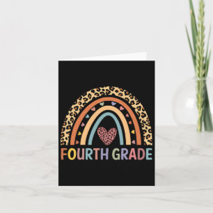 4th Grade Rainbow Teacher Team Fourth Grade Squad  Card