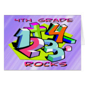 4th Grade Rocks - Numbers (Front Horizontal)