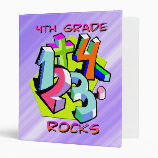 4th Grade Rocks - Numbers Binder